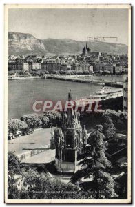 Modern Postcard Geneva Brunswick Monument and city views