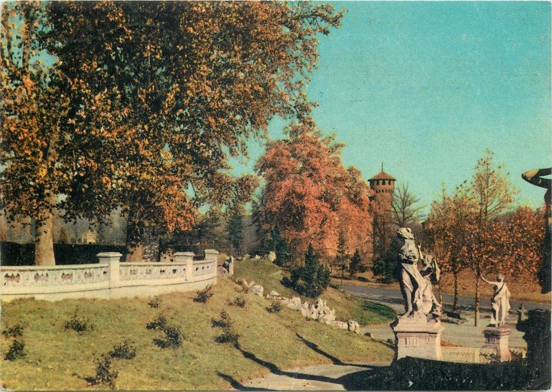 Postcard Italy Torino Valentino Park