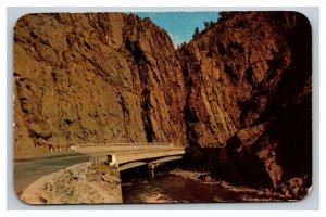 Vintage 1953 Postcard Highway 34 Rocky Mountain National Park Colorado