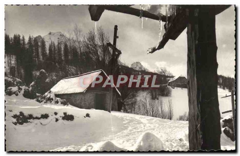 Modern Postcard The Alps Picturesque Scenery Snow