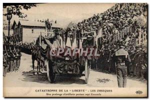 Postcard Old Funerals Catastrophe of Freedom extends the obsequies A d & # 39...
