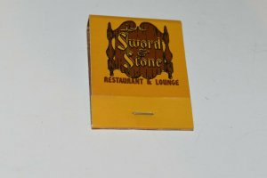 Sword & Stone Restaurant and Lounge Freeport Illinois 20 Strike Matchbook