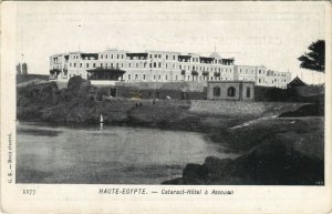 PC EGYPT, CATARACT HOTEL Ã ASSOUAN, Vintage Postcard (b39495)