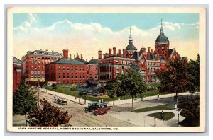 Johns Hopkins Hospital Baltimore Maryland MD UNP Unused WB Postcard Y1