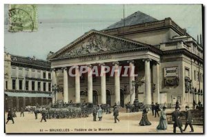 Brussels Old Postcard Theater of Monnale