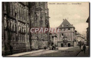 Old Postcard Thann Grand Rue