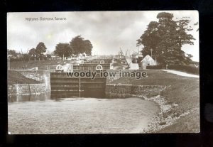 aj0689 - Scotland - Neptune's Staircase at Banavi in the early 1920s - postcard