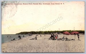 K45/ Cutchogue  Long Island New York Postcard c1910 Nassau Point Peconic 70