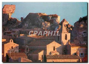 Modern Postcard At the heart of Provence Les Baux de Provence Church of Saint...