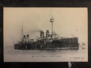 Mint France Navy RPPC Postcard The Desaix battleship cruiser