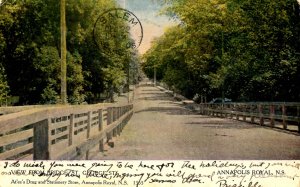 Canada - Nova Scotia, Annapolis Royal. View from St. George Street Bridge