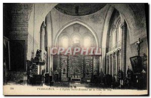 Old Postcard Perigueux The Church of Saint Etienne de la Cite the Nave