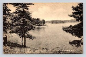 Stoneham Massachussets Spot Pond, Middlesex Reservation - Collotype Postcard