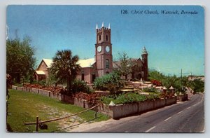 1962  Christ Church   Warwick  Bermuda   Postcard