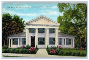 c1940 Grand Rapids Art Gallery Exterior Grand Rapids Michigan Vintage Postcard 
