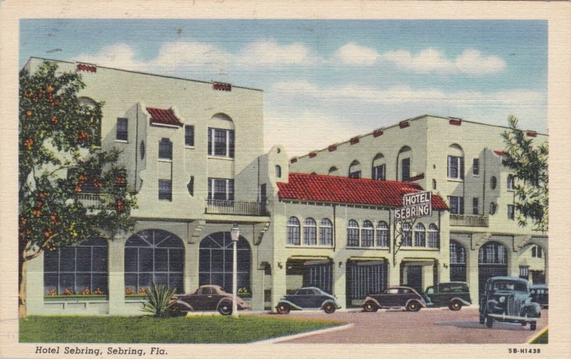 Florida Sebring Hotel Sebring 1948 Curteich sk4043