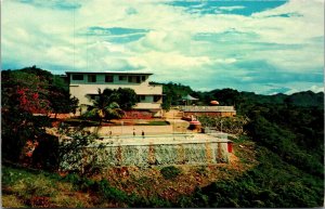 Vtg Aguadilla Puerto Rico Hotel Montemar 1950s Unused Chrome Postcard