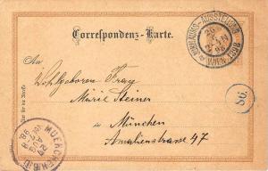 Vienna Germany JVBLaums-AVsstellvng Official 1898 Pioneer Postal Card