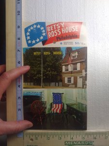 Postcard Folder Betsy Ross House, Philadelphia, Pennsylvania