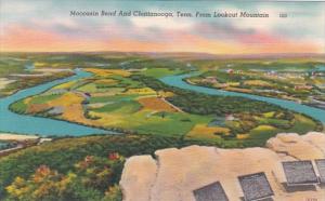 Tennessee Moccasin Bend and Chattanooga From Lookout Mountain