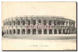 Postcard Old Nimes Les Arenes