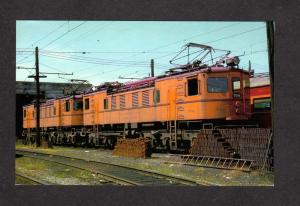 Chicago Southbend South Shore Trolley Car Boxcabs Ex New York Central Postcard