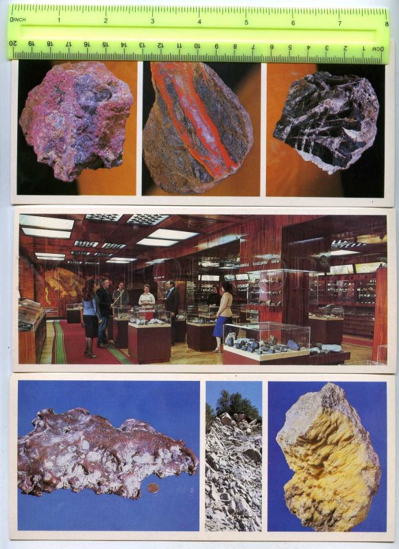 204023 USSR RUSSIAN NORTH Minerals Collection of 24 postcards