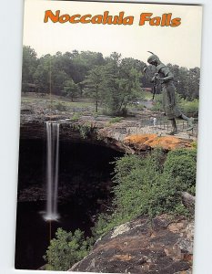 Postcard Noccalula Falls, Gadsden, Alabama