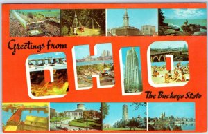 x18 Ohio Mixed LOT 1 c1960s OH Greetings Welcome Postcards Set Chrome Vtg A180