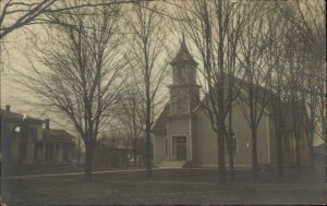 Church - Possibly Marrilla NY Cancel 1907 Used Real Photo Postcard