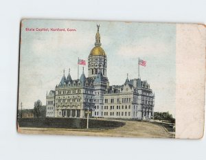 Postcard State Capitol, Hartford, Connecticut