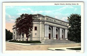 BOWLING GREEN, Kentucky KY ~ BAPTIST CHURCH 1951 Linen ~ Warren County Postcard