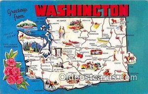 Greeting From Washington, USA Unused 