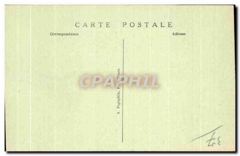 Old Postcard Azay le Rideau Chateau National Scene Hunting under Philip III D...