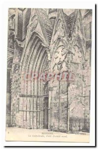 Amiens Cathedral Old Postcard The small northern portal