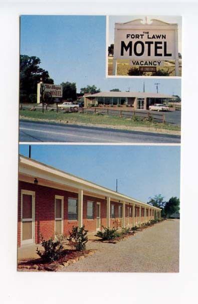 Fort Lawn SC Fort Lawn Motel on US 21 and SC 9 old Cars Postcard