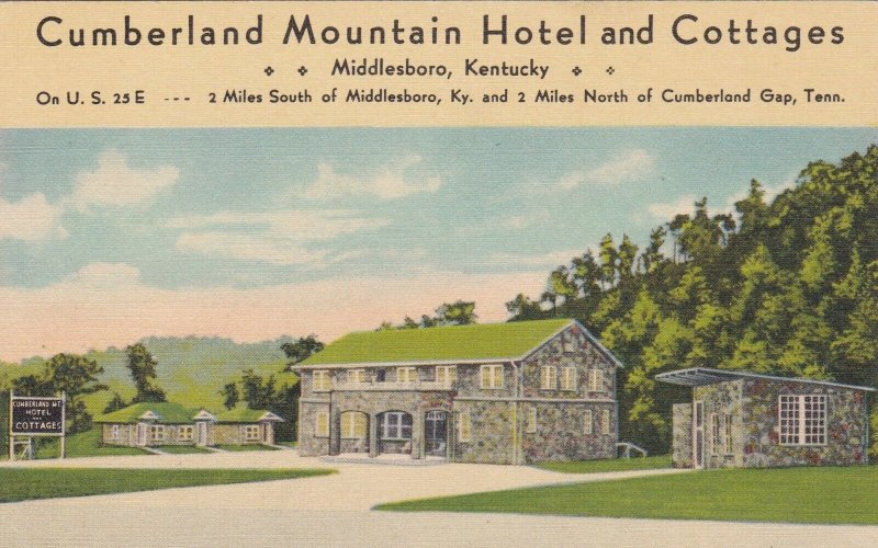 Kentucky Midlesboro Cumberland Mountain Hotel & Cottages sk1326