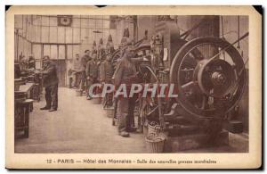 Old Postcard Paris Hotel Mint Newsroom monetary presses