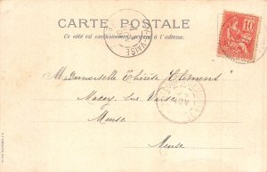 L081 France 1901 Photograph Cats humanized comic humor postcard