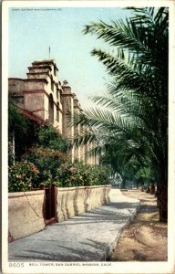 Vtg Bell Tower San Gabriel Mission Roman Catholic San Gabriel CA Postcard