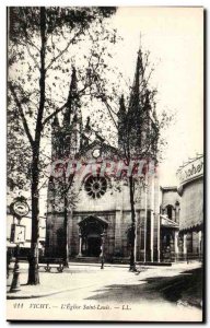 Vichy Old Postcard Church of Saint Louis