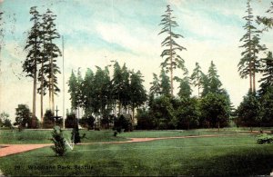 Washington Seattle View In Washington Park 1908