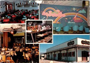 Raton, NM New Mexico  SWEET SHOP Candy Store/Cafe/Rainbow  ROADSIDE 4X6 Postcard