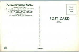 Eastern Steamship Lines SS Bahama Star Cruises Postcard