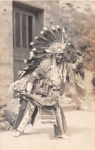 J45/ Colorado Springs RPPC Postcard c1920s Native American Jose Tafoya 395