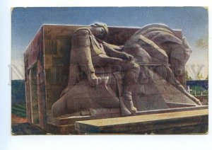 499095 Latvia Riga sculptor Seltte Wounded Horseman BRALU CEMETERY COMMITTEE