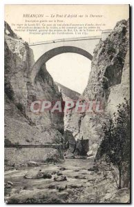 Old Postcard Briancon The Asfeld Bridge Durance