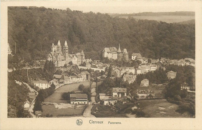 Luxembourg Clervaux panorama Postcard