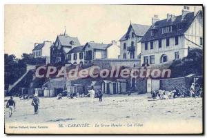 Old Postcard Carantec La Greve Blanche Villas