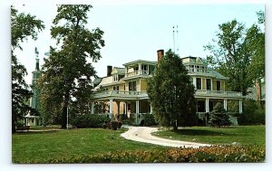 DWIGHT, IL Illinois ~ THE LODGE RESTAURANT c1960s Roadside  Postcard